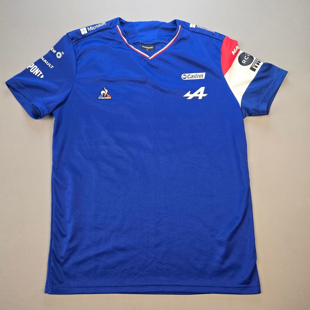 Le Coq Sportif Alpine Racing #31 Blue Formula 1 Short Sleeve Jersey - M